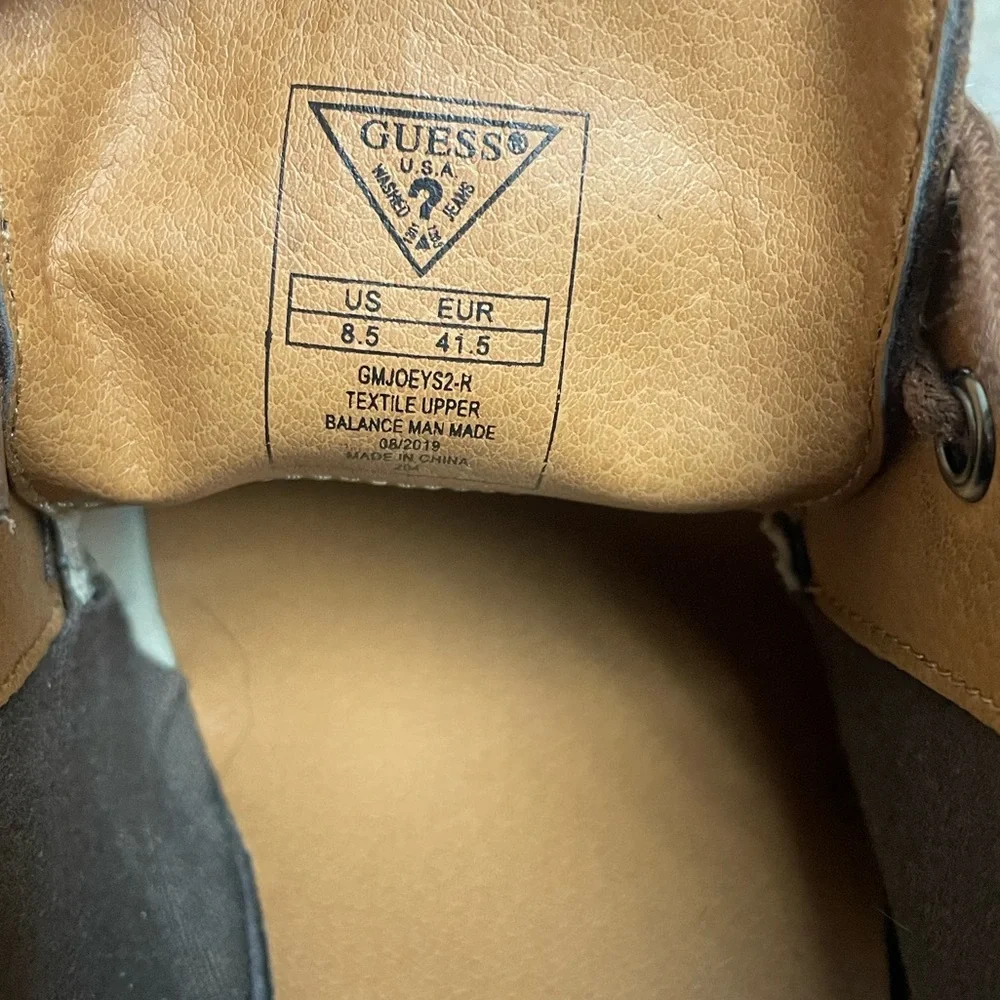 Guess Dark Brown Chukka Boots for Mens Size 8.5